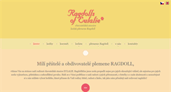 Desktop Screenshot of eulalie-ragdoll.com